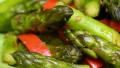 Sauteed Garlic Asparagus with red Peppers created by GaylaJ