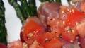 Asparagus Prosciutto Bundles W/Tomato Dressing created by morgainegeiser
