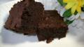 Intensely Deep Dark Chocolate Brownies created by Chef shapeweaver 