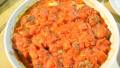 Cheesy Meatballs in Spicy Tomato Sauce created by ImPat
