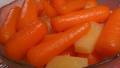Pineapple Juice/Brown Sugar Glazed Baby Carrots created by Lavender Lynn