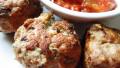 Savory Turkey-Ricotta Meatballs created by gailanng