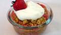 Strawberry-Rhubarb Crisp created by TasteTester