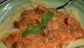 Pasta With Pink Vodka Sauce and Sausage created by Karen Elizabeth