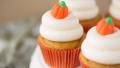 Pumpkin Cupcakes With Creamy Cream Cheese Frosting created by lizzy