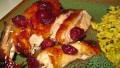 Roast Duck With Cranberry Glaze created by threeovens