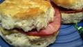 Country Ham on Biscuits created by Caroline Cooks