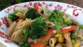 Creamless Penne Pasta Primavera With Olive Oil and Garlic created by AZPARZYCH