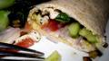 Swiss Chicken Wrap With Honey Mustard Sauce created by Bergy