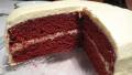 Tender Red Velvet Cake with Cream Cheese Frosting created by Chickee