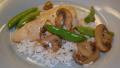 Chicken, Mushrooms and Sugar Snap Peas over Rice created by L00k7025
