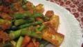 Sauteed Asparagus With Curried Tofu and Tomatoes created by magpie diner