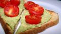 Creamy Avocado and Cherry Tomato Toast created by Jubes
