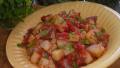 Portuguese Style Redskin Potato Salad With Tomatoes and Garlic created by Julie Bs Hive