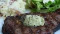 Sacré Boeuf Sirloin Steak Topped With Mustard Herb Butter created by Mama Cee Jay
