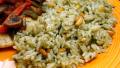 Pesto Rice With Pine Nuts created by Lori Mama