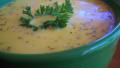 Broccoli and Aged Cheddar Soup created by Parsley