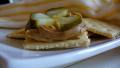 Saltine With Peanut Butter, Mustard and Pickle created by Bobtail