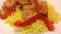 Spicy Three Pepper Shrimp created by Dr. Jenny