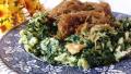 Matzo Brei With Creamed Spinach and Crispy Onions created by Darkhunter