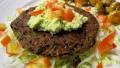 Healthy Spicy Black Bean Cakes With Guacamole created by loof751