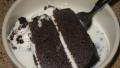 Store Bought Chocolate Cake and Milk created by AcadiaTwo