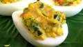 Curry Stuffed Eggs created by gailanng