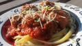 Linguine With Marinara Sauce and Meatballs created by lazyme