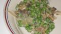 Creamed Peas With Mushrooms and Onions. created by FrenchBunny