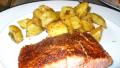 Chili-Crusted Salmon With Roasted Potatoes created by IngridH