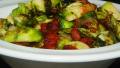 Roasted Brussels Sprouts With Bacon and Shallots created by Baby Kato