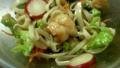 Spicy Noodles With Ginger-Garlic Shrimp and Wasabi Sauce created by Robyns Cookin