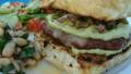Grilled Turkey Burgers Wtih Monterey Jack, Poblano Pickle Relish created by SloppyJoe