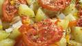 Potato Gratin With Peppers, Onions, and Tomatoes created by WiGal