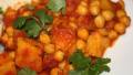 Chickpea Curry (Vegan -Pressure Cooker) created by Jubes