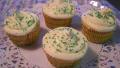 Bright Green Key Lime Cupcakes created by Chef PotPie