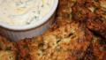 Lightly Spiced Cauliflower Fritters With Yoghurt-Chermoula Dip created by IngridH