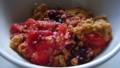 Oaty Mixed Berry Crumble created by katew