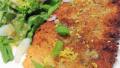 Crisp Chicken Schnitzel With Lemony Spring Herb Salad created by ForeverMama