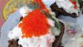 Swedish Creamy Dill Prawn Toasts With Caviar - Skagenrora created by Rita1652