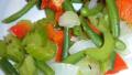 Steamed Green Beans, Celery, Red Pepper & Onions created by Bergy