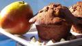 Cakey Chocolate Pear Muffins created by The Flying Chef