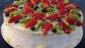Pavlova With Lemon Cream and Berries created by The Flying Chef