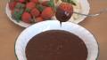 Toblerone Dark Chocolate Honey-Almond Fondue created by HeatherFeather