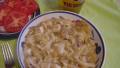 Chicken and Pasta in Wine Cheddar Sauce created by Bill Hilbrich