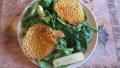 Baby Spinach Salad With Swiss Cheese Crisps created by Dr. Jenny