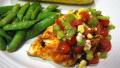 Curry in a Hurry Grilled Chicken With Salsa and Sugar Snap Peas created by loof751