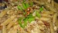 Penne Pasta With Walnuts Green Onions and Goat Cheese created by Karen Elizabeth