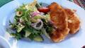 Almond Crumbed Chicken Schnitzel With Avocado Salad created by Hanka