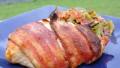 Philly Bacon Wrapped Chicken With Fried Green Beans created by diner524